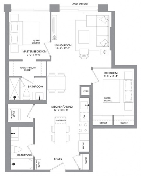 an example of a floor plan for a house